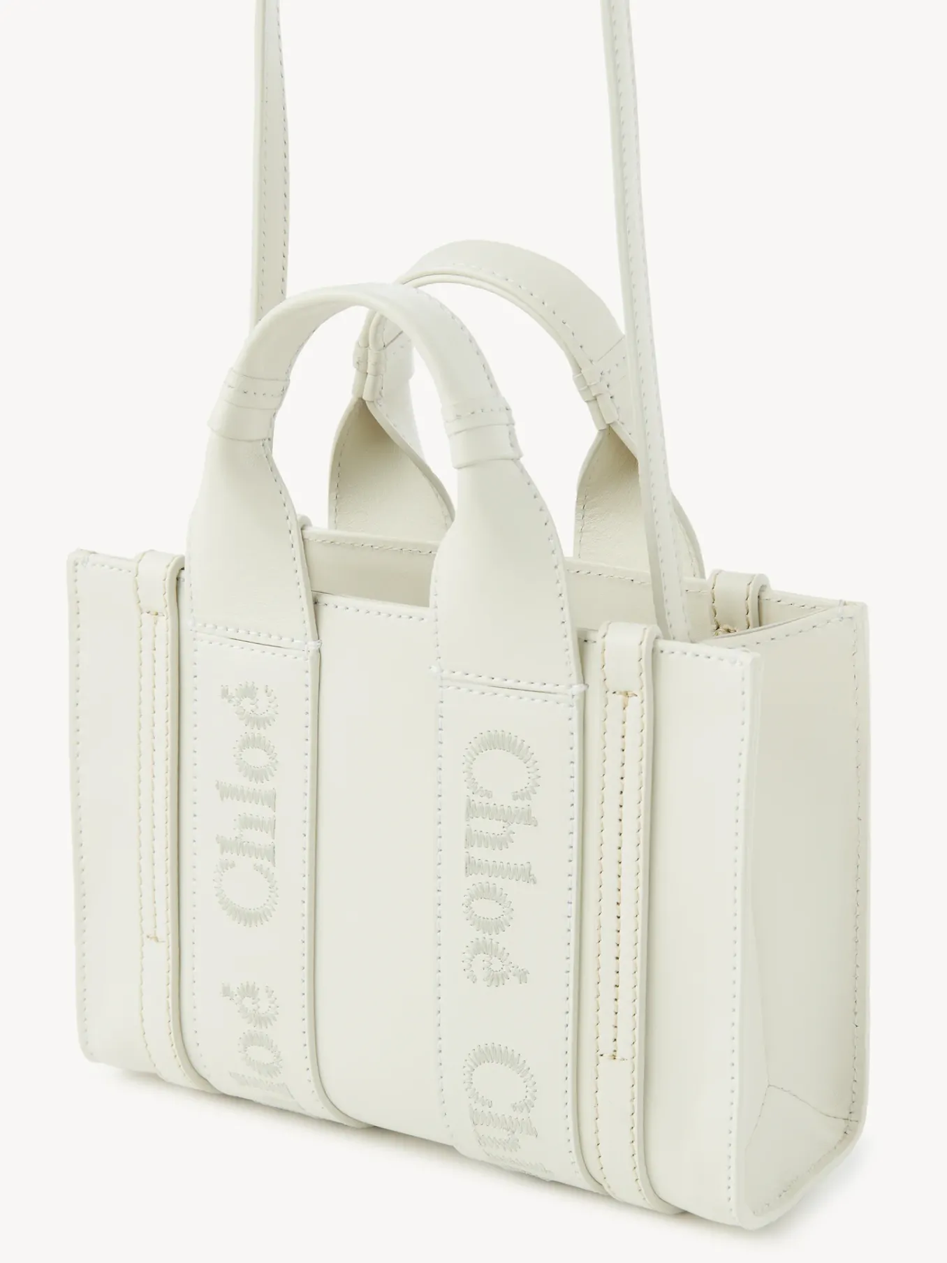 Women Chloé Mini Woody Tote Bag