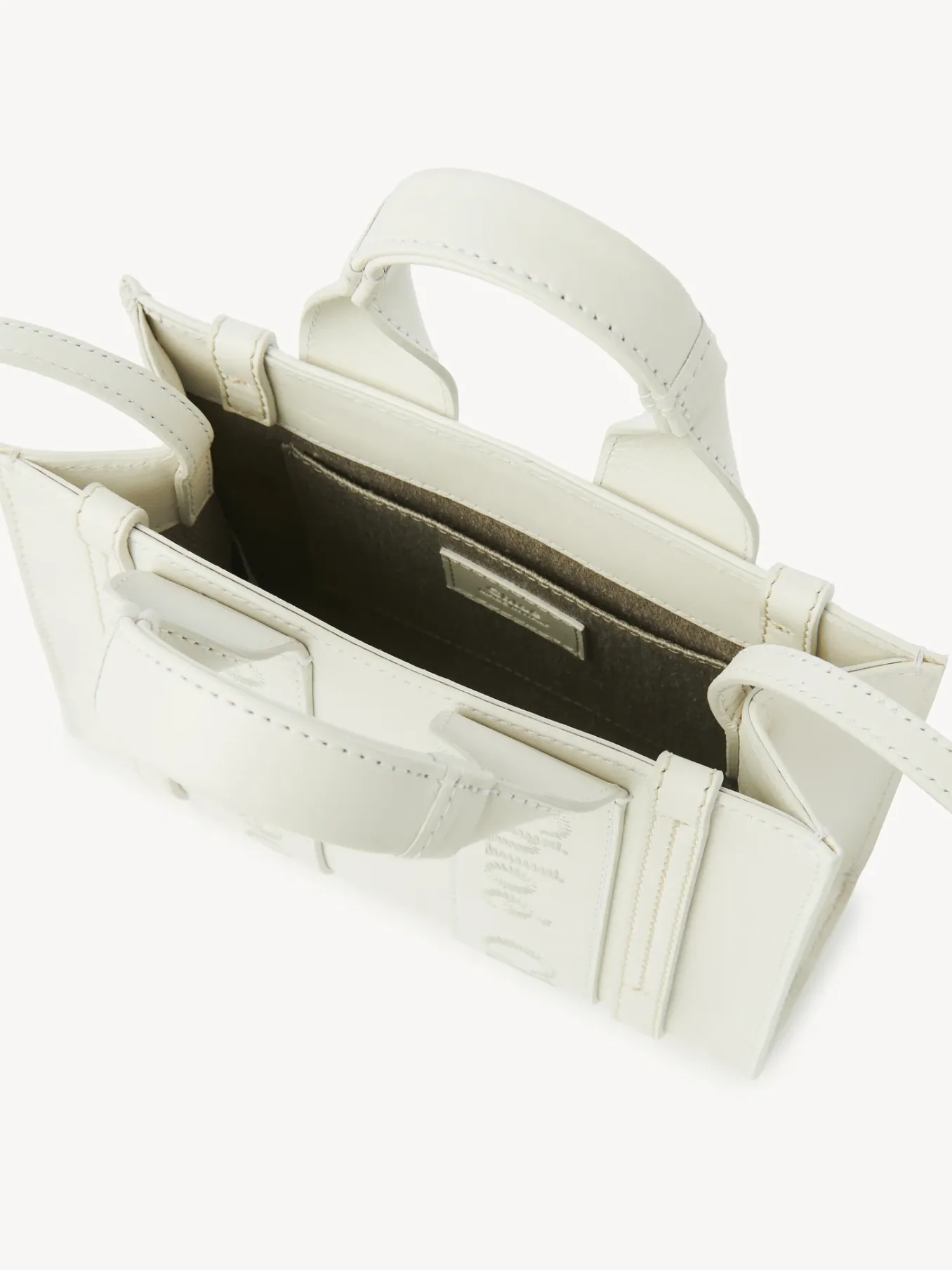 Women Chloé Mini Woody Tote Bag