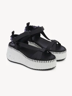 Women Chloé Nama Wedge Sandal