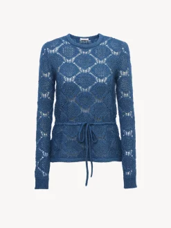 Women Chloé Open Stitch Knit Top
