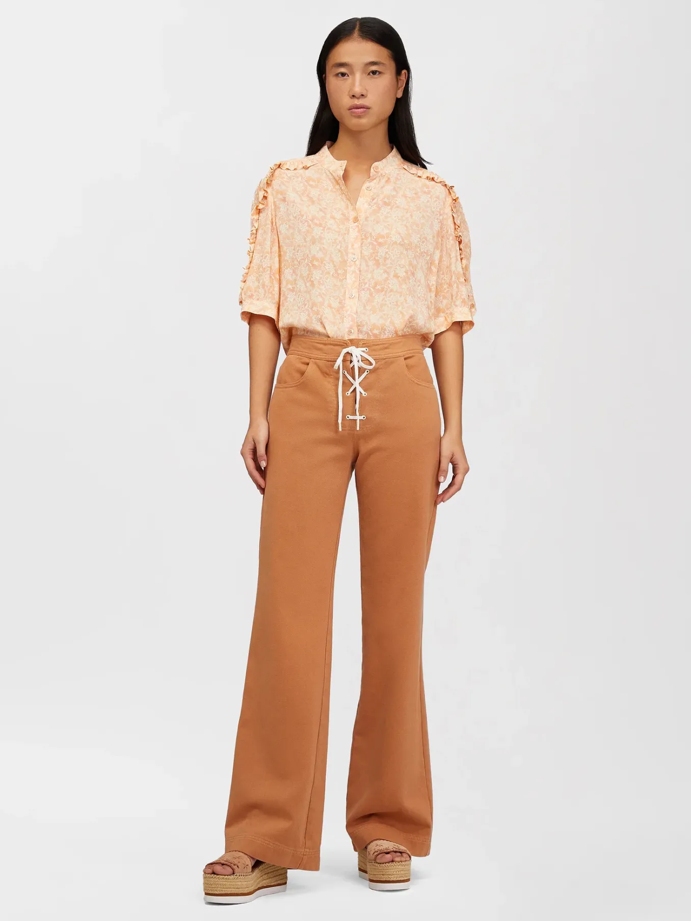 Women Chloé Pastel Denim Pants