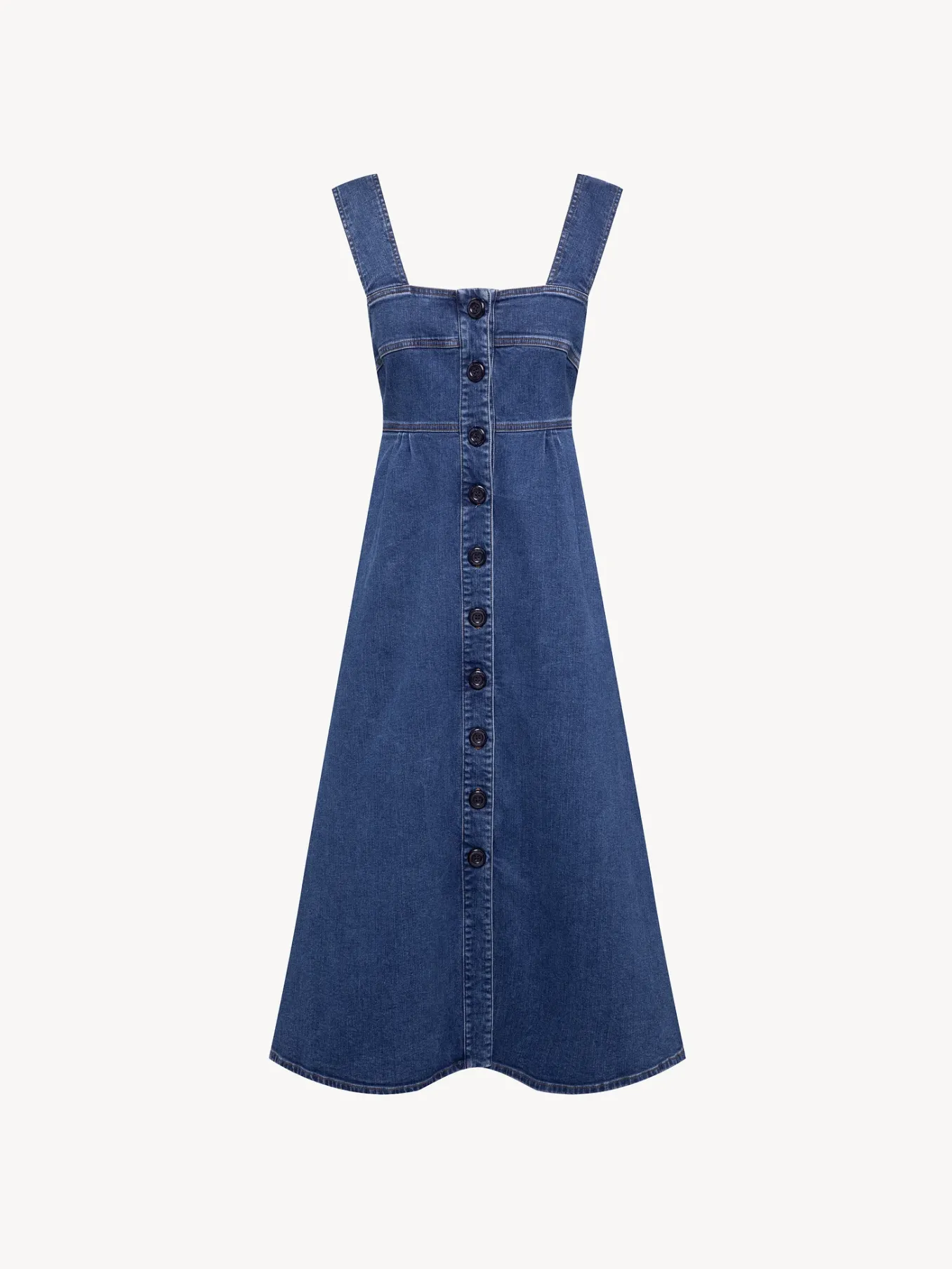 Women Chloé Pinafore Denim Dress