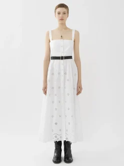 Women Chloé Pinafore Mid-Length Dress