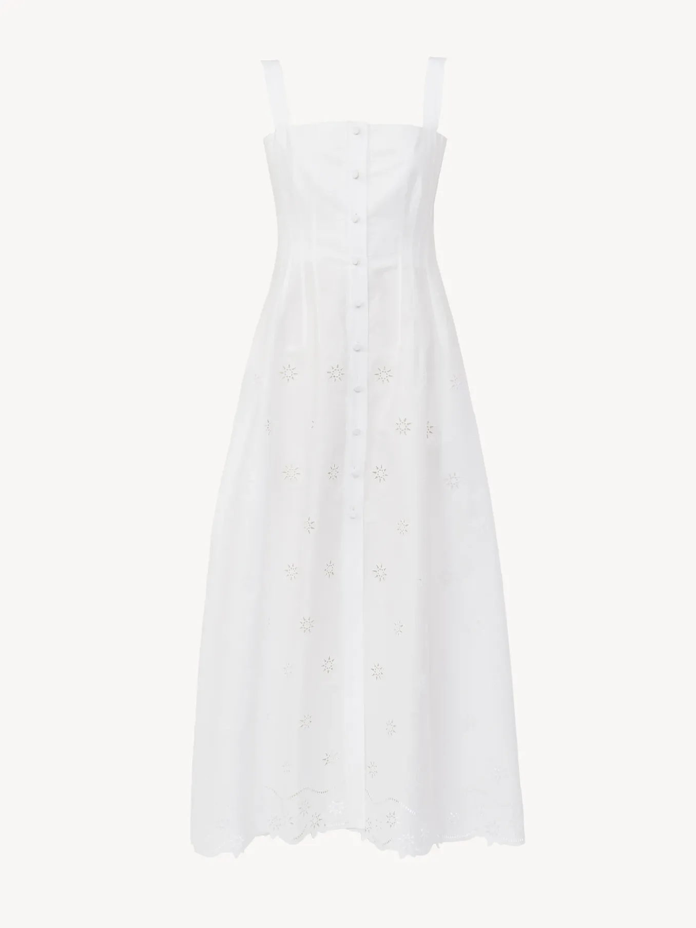 Women Chloé Pinafore Mid-Length Dress