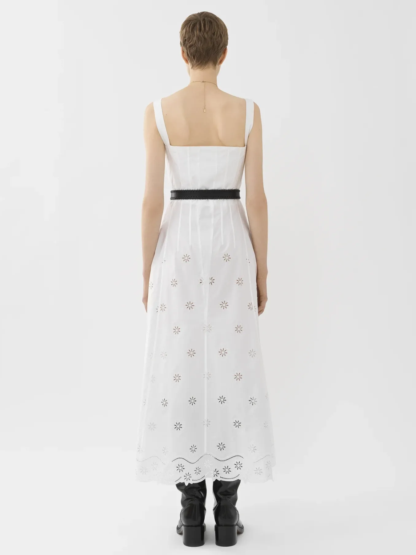 Women Chloé Pinafore Mid-Length Dress