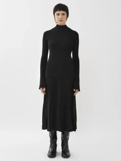 Women Chloé Pleated Midi Skirt