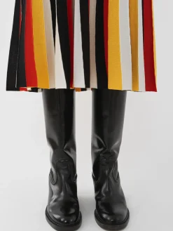 Women Chloé Pleated Midi Skirt