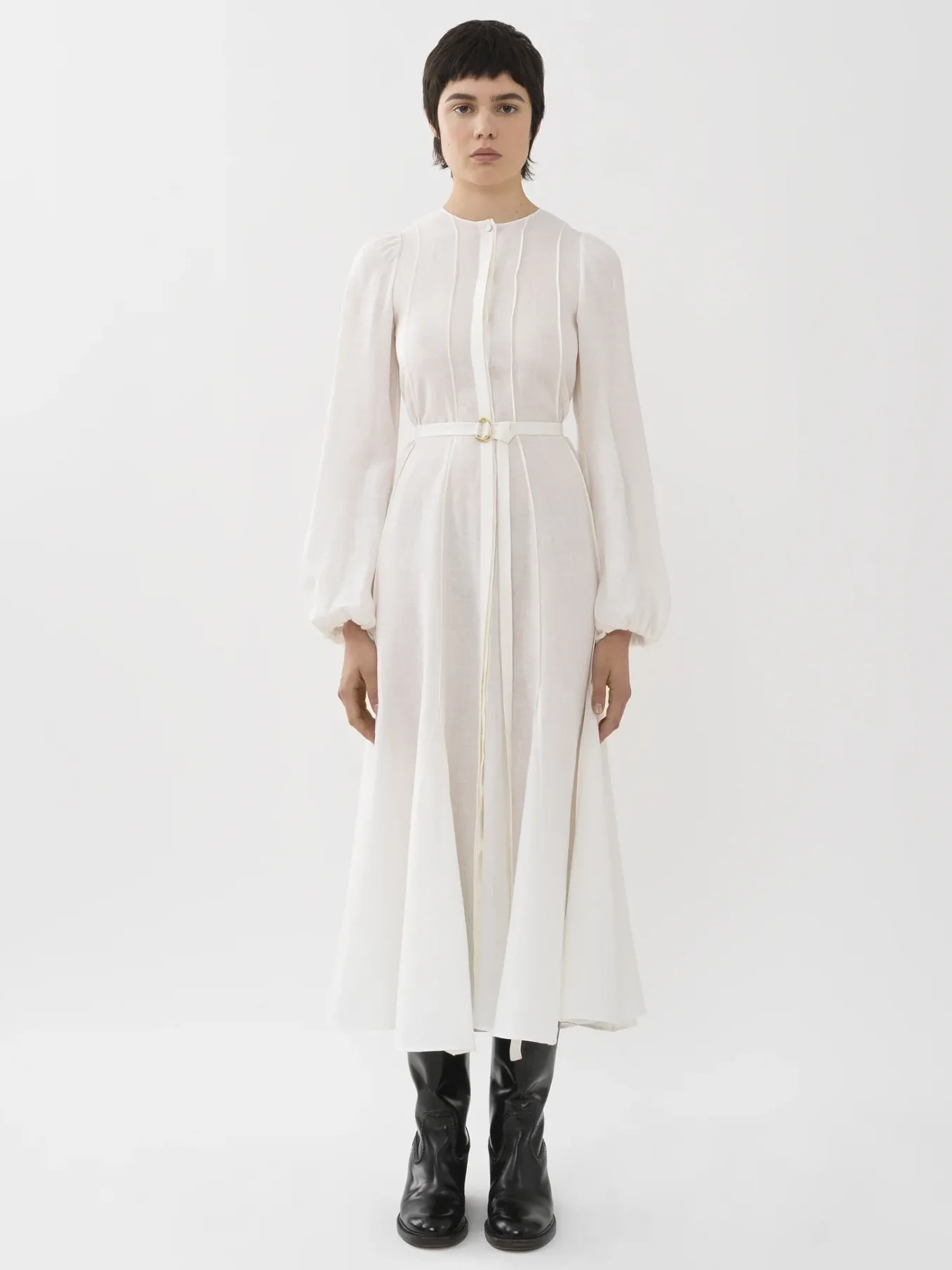 Women Chloé Pleated Mid-Length Dress