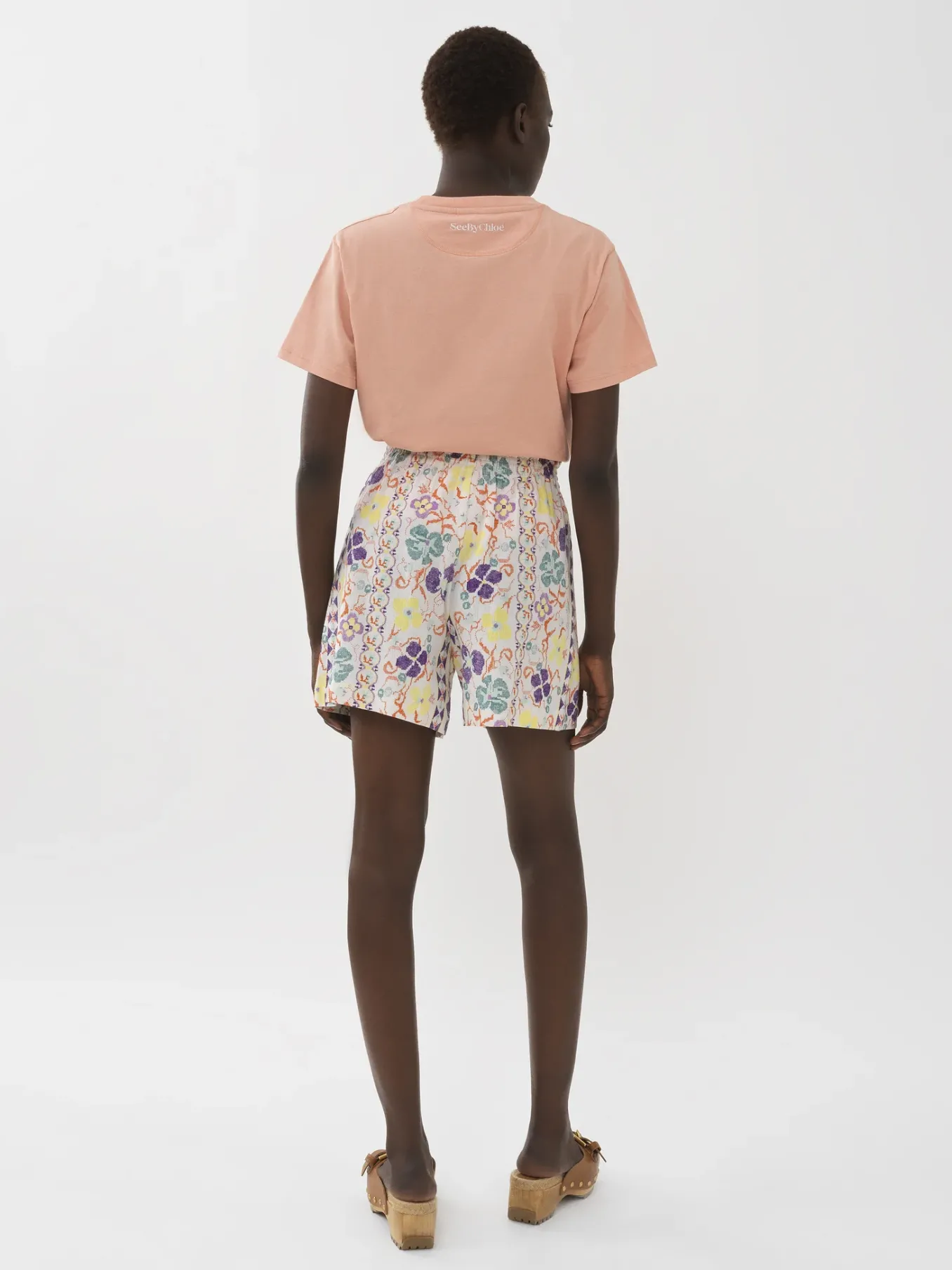 Women Chloé Printed Boxer Shorts