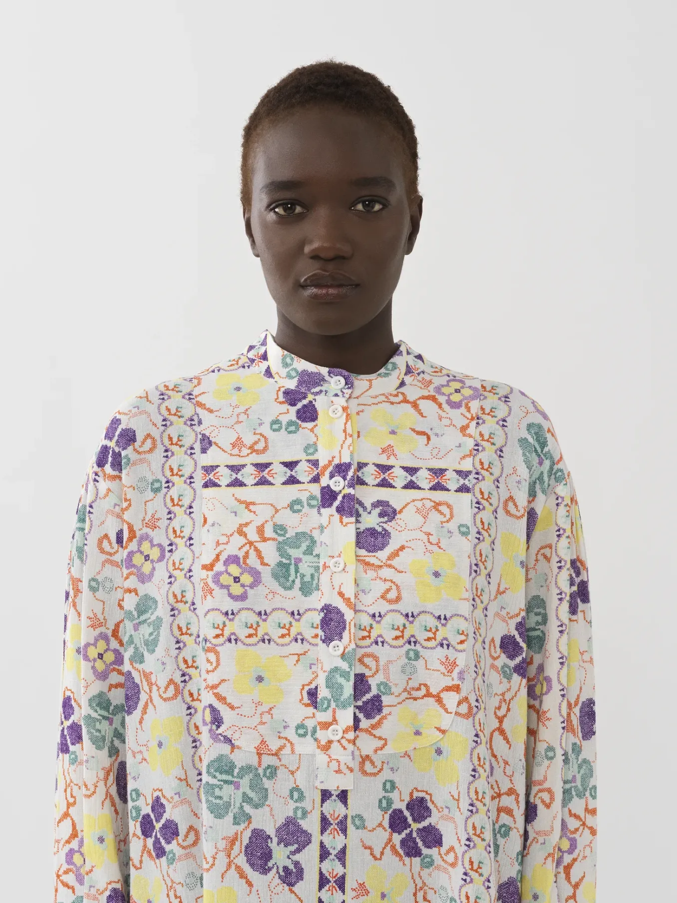 Women Chloé Printed Shirt Dress