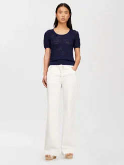 Women Chloé Puff-Sleeve Knit Top