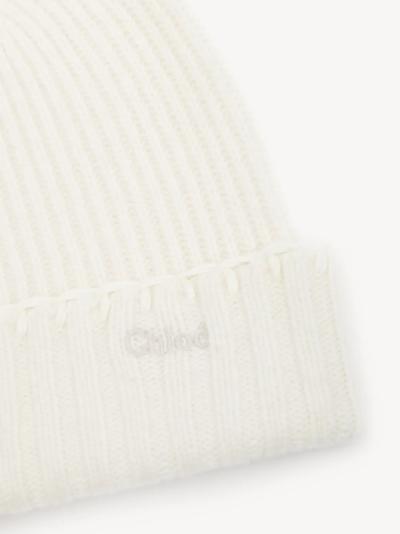Women Chloé Ribbed Knit Beanie