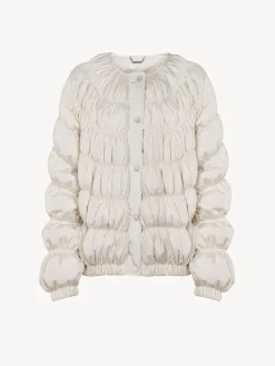 Women Chloé Ruched Puffer Jacket