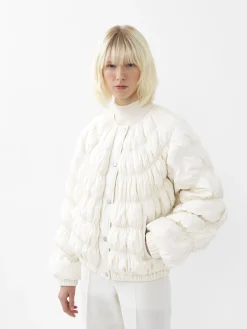Women Chloé Ruched Puffer Jacket
