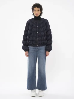 Women Chloé Ruched Puffer Jacket