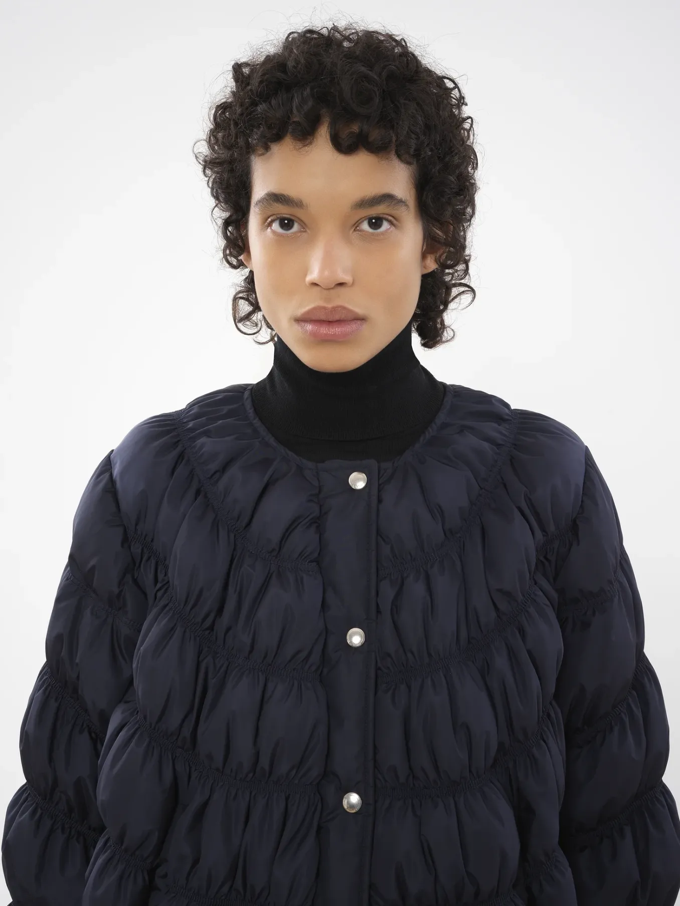Women Chloé Ruched Puffer Jacket