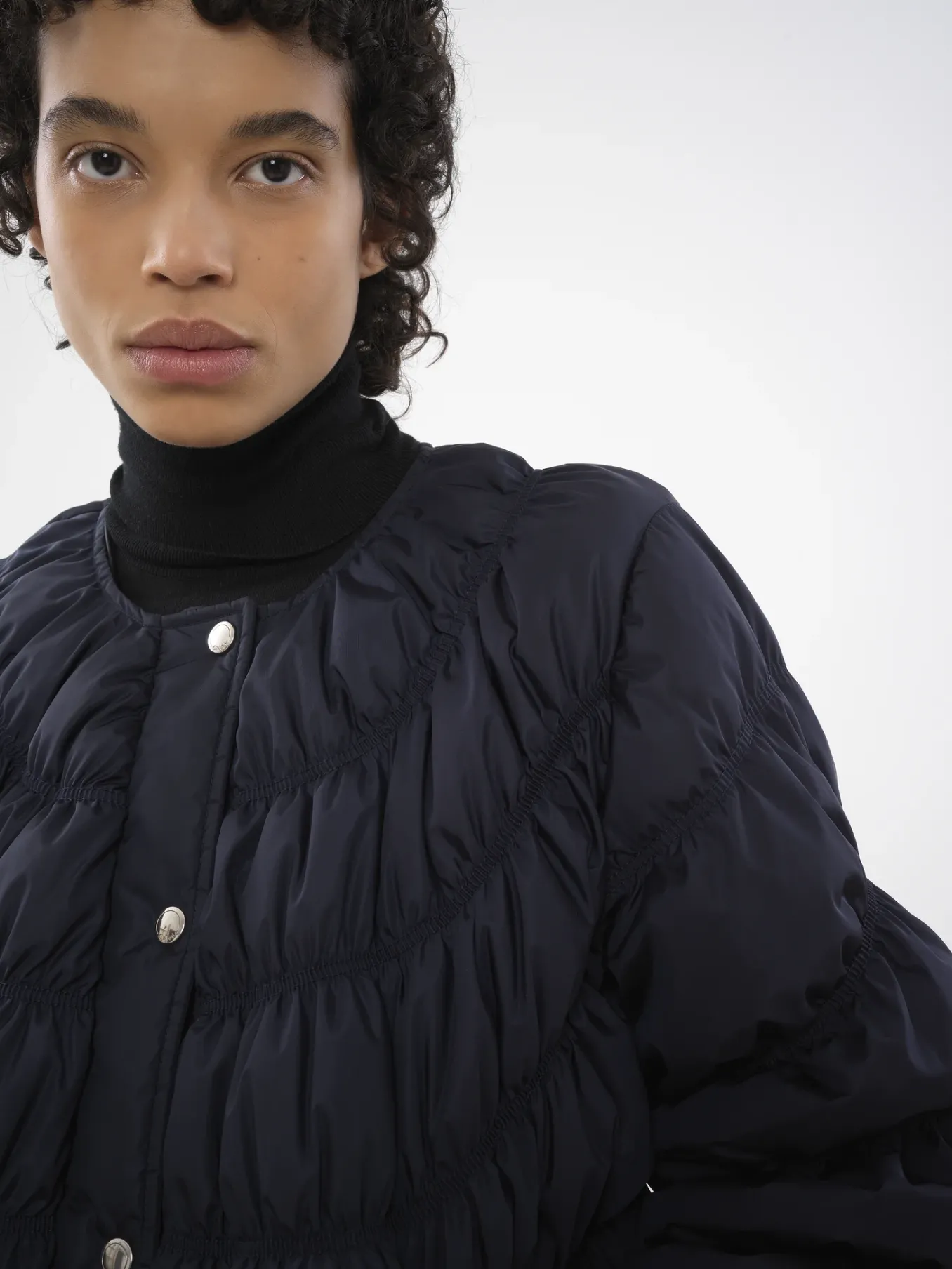 Women Chloé Ruched Puffer Jacket