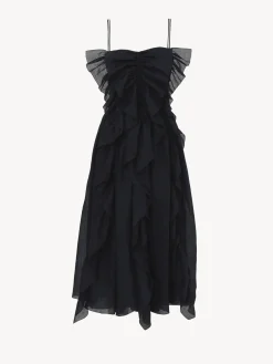 Women Chloé Ruffled Mid-Length Dress