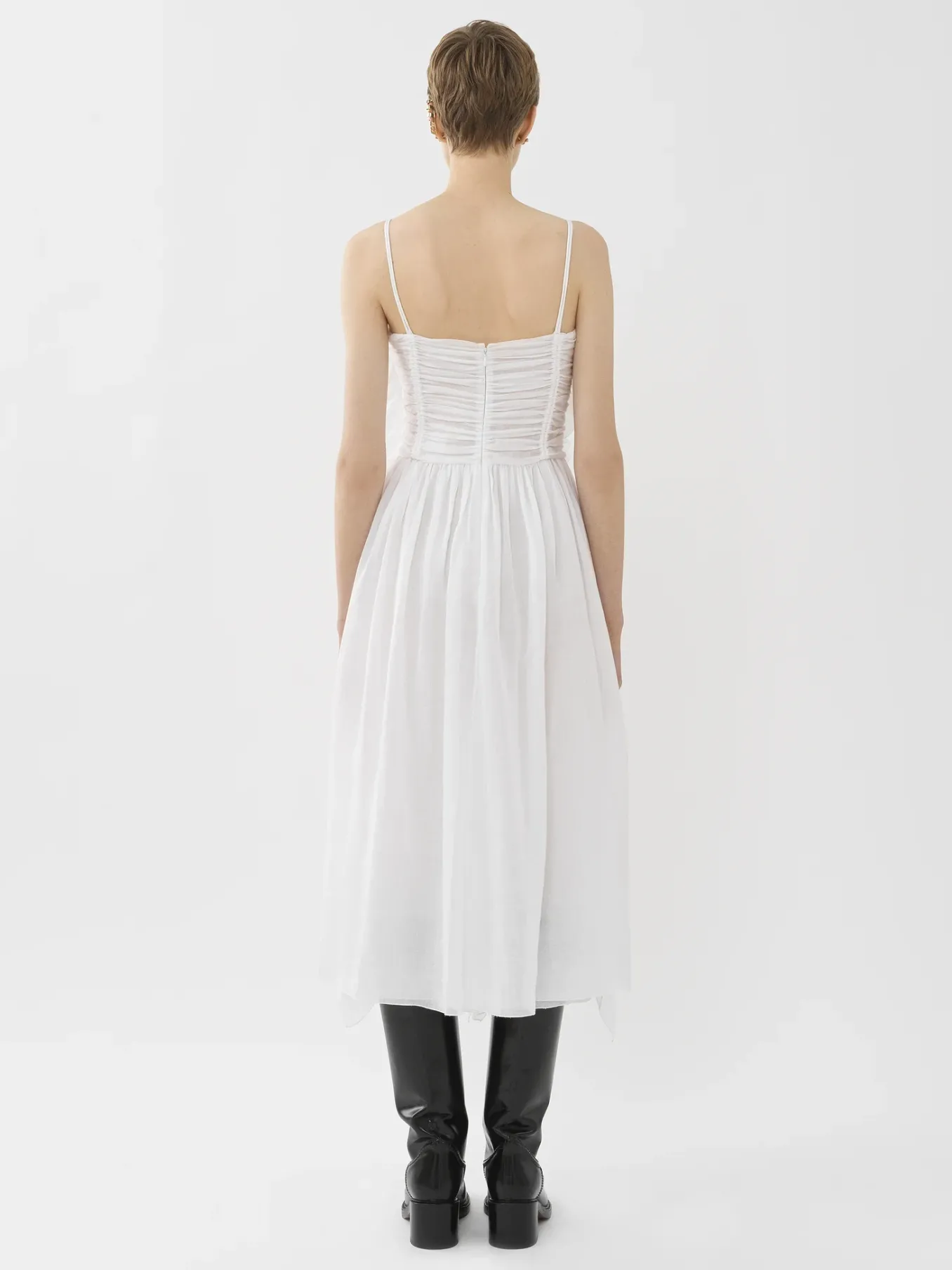 Women Chloé Ruffled Mid-Length Dress