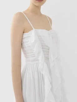 Women Chloé Ruffled Mid-Length Dress