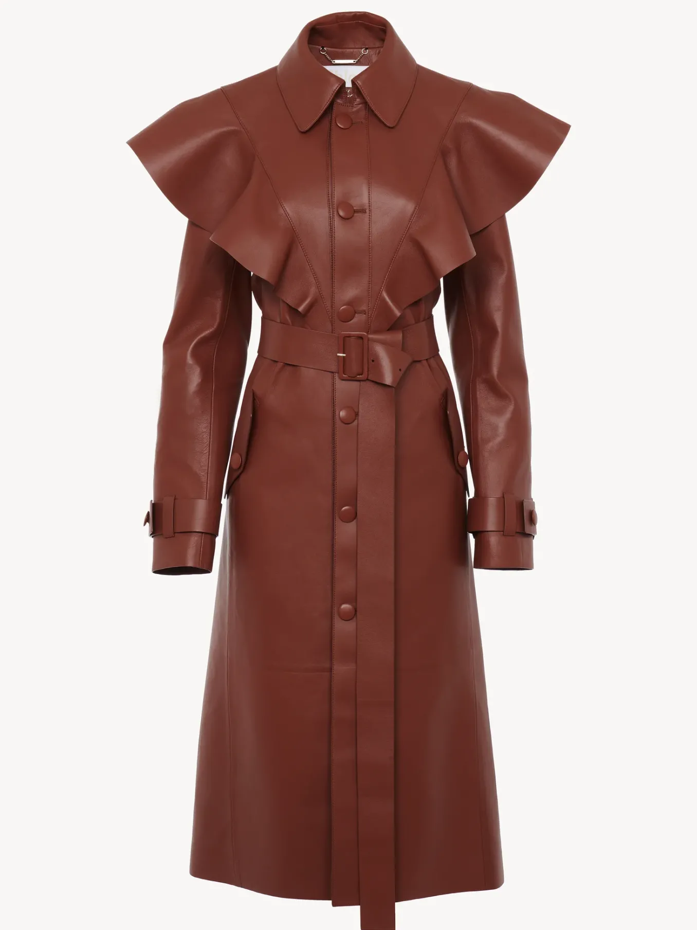 Women Chloé Ruffled Trench Coat