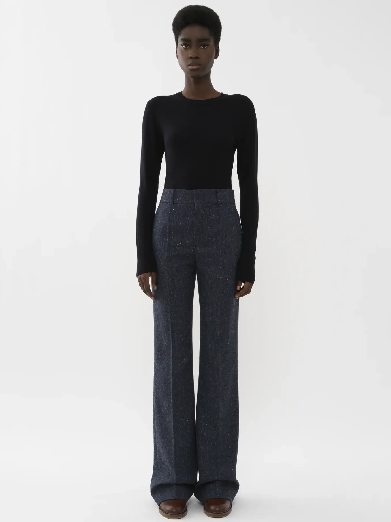 Women Chloé Scalloped Jumper