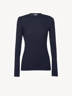 Women Chloé Scalloped Jumper