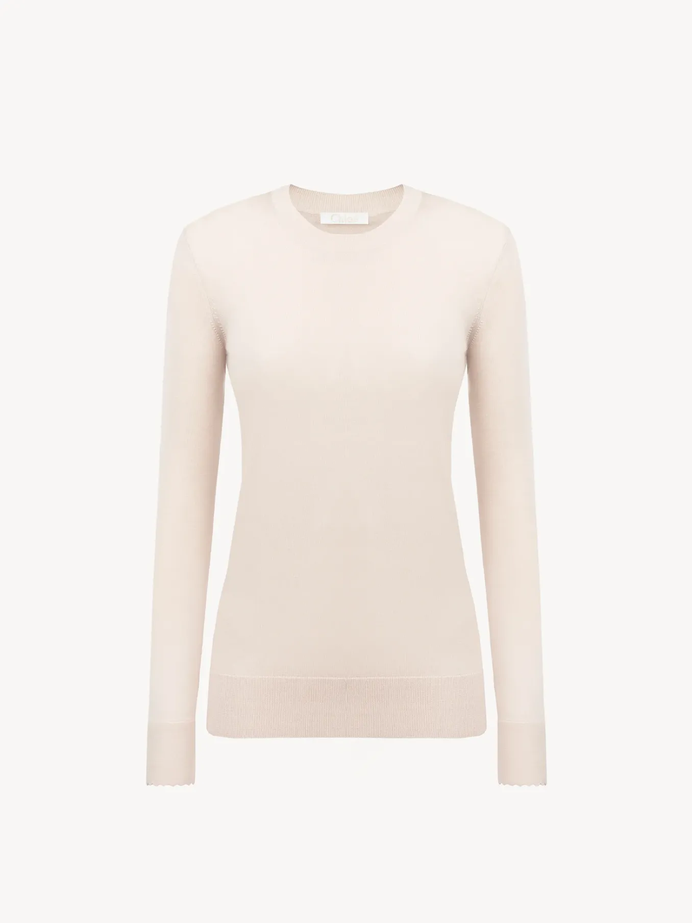 Women Chloé Scalloped Jumper