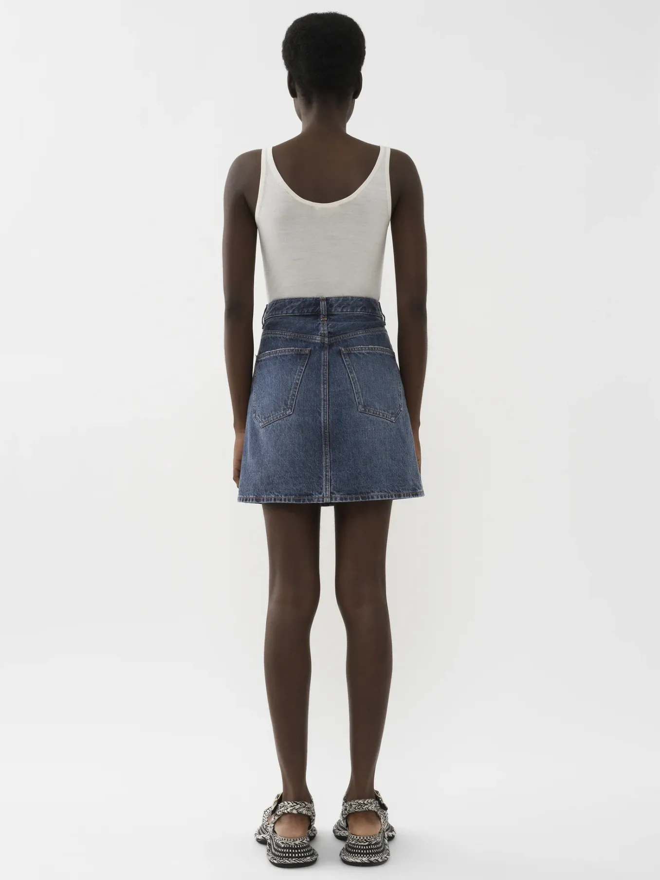 Women Chloé Scalloped Tank Top