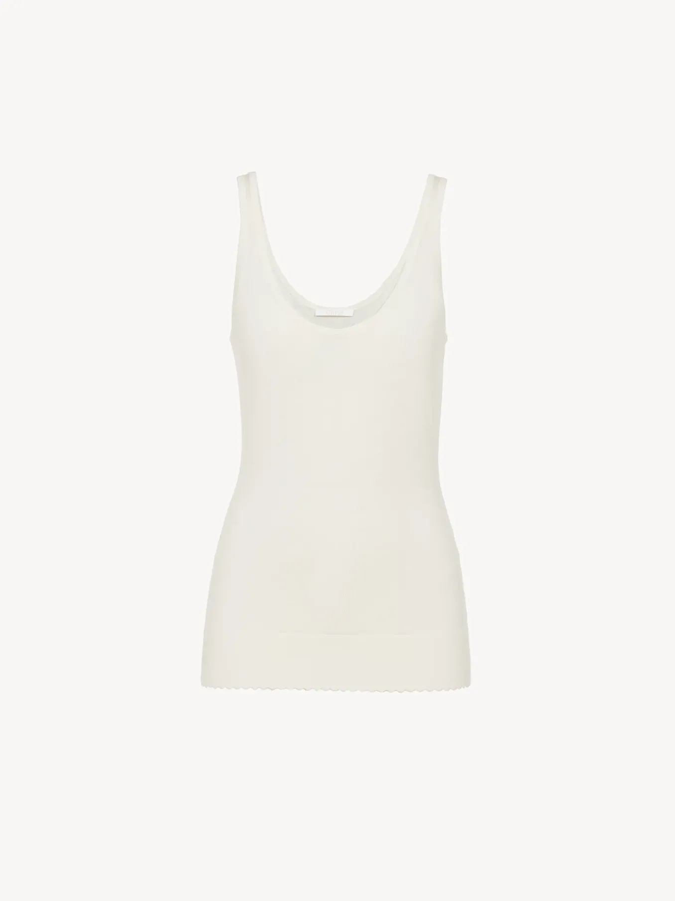 Women Chloé Scalloped Tank Top