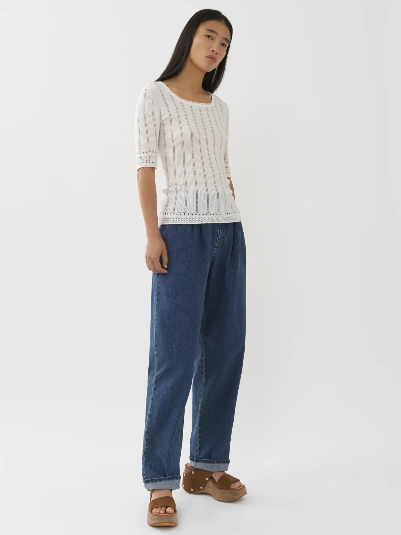Women Chloé Scoop-Neck Top