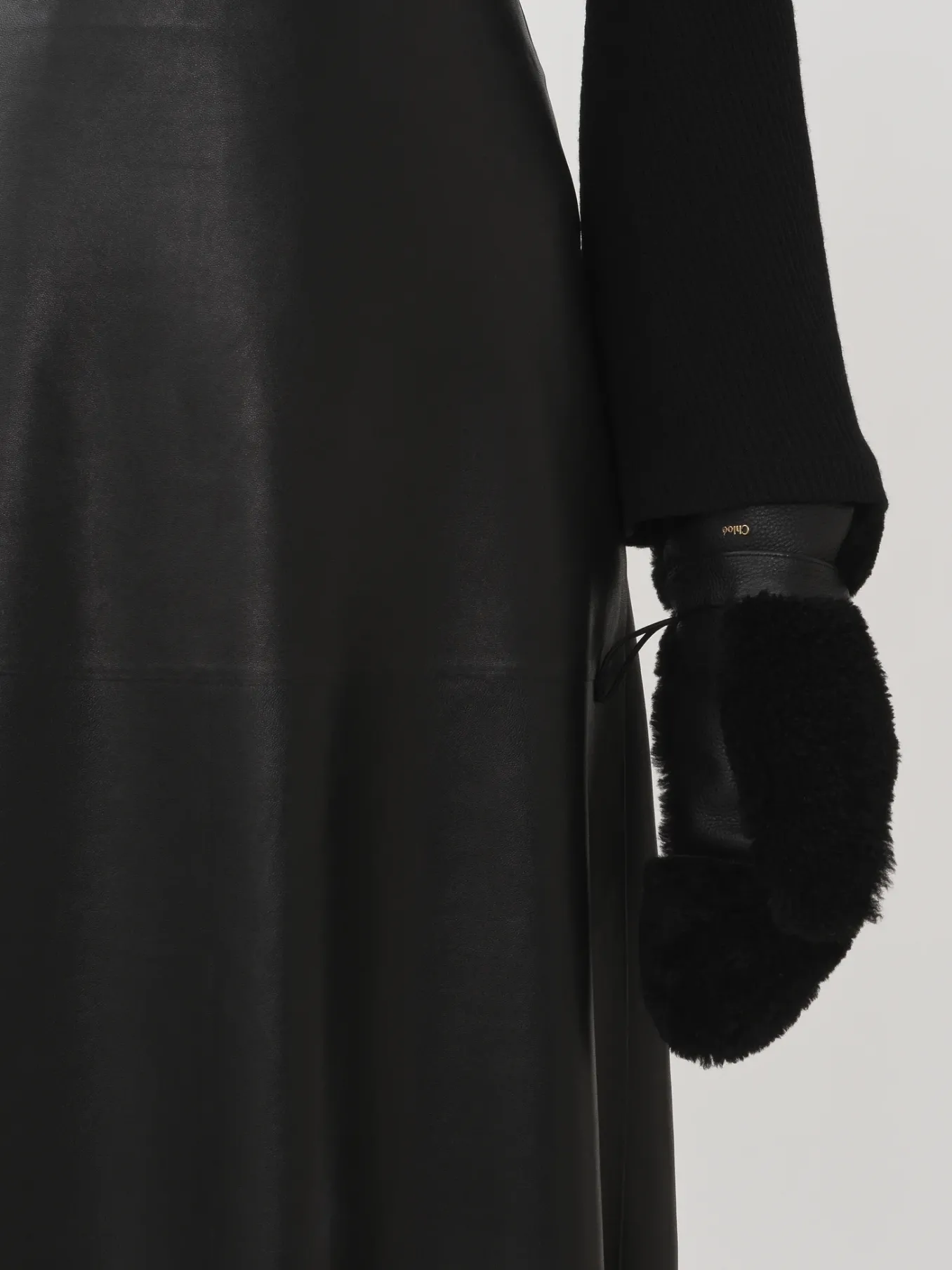 Women Chloé Shearling Mittens