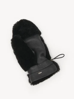 Women Chloé Shearling Mittens