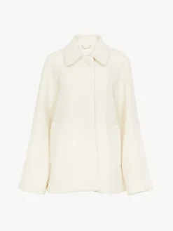 Women Chloé Short Cape Coat