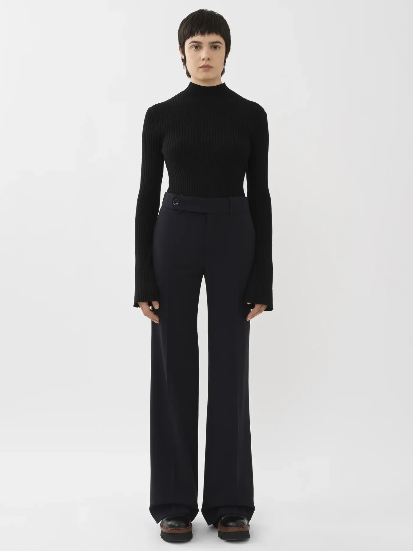 Women Chloé Signature Straight Trousers