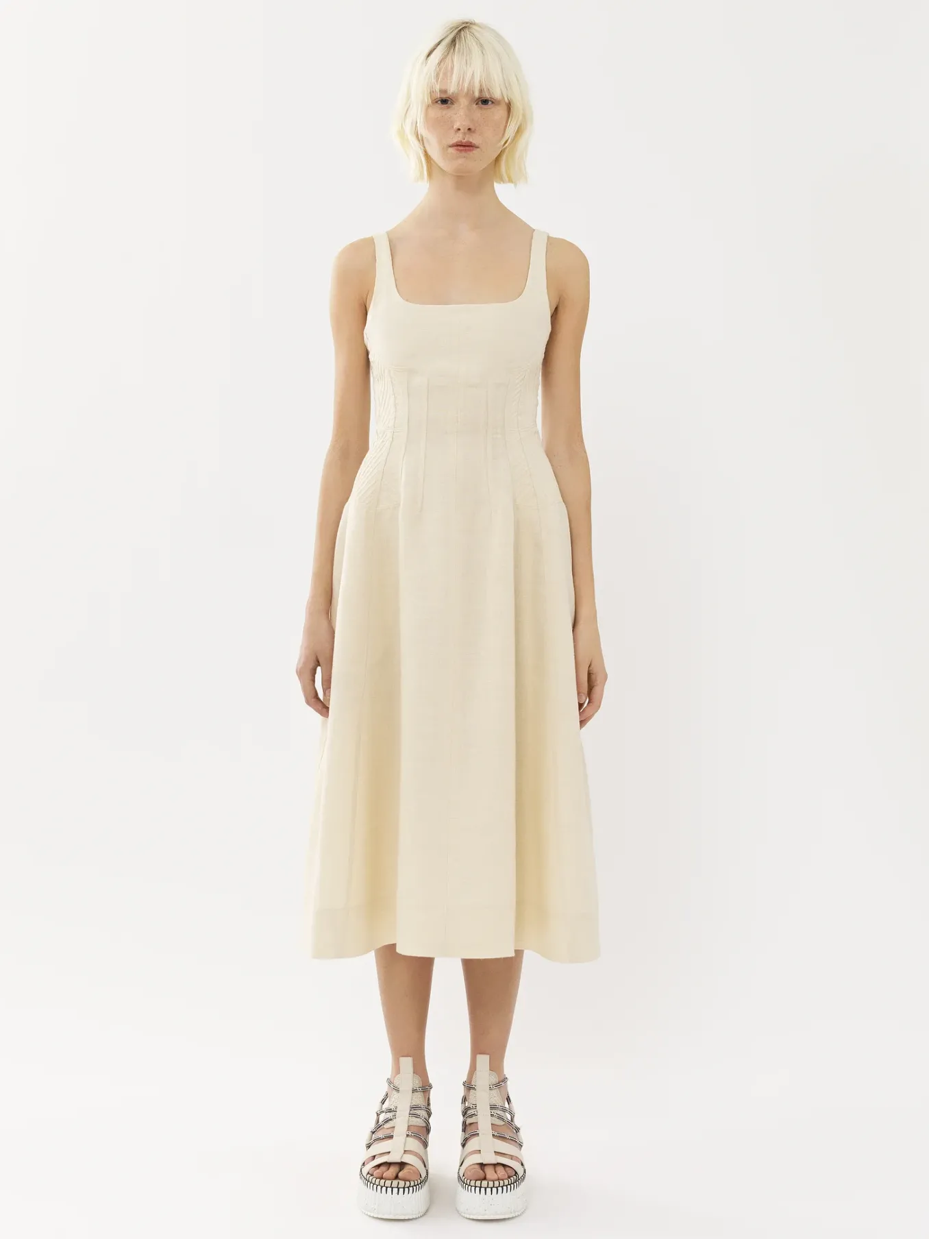 Women Chloé Sleeveless Midi Dress