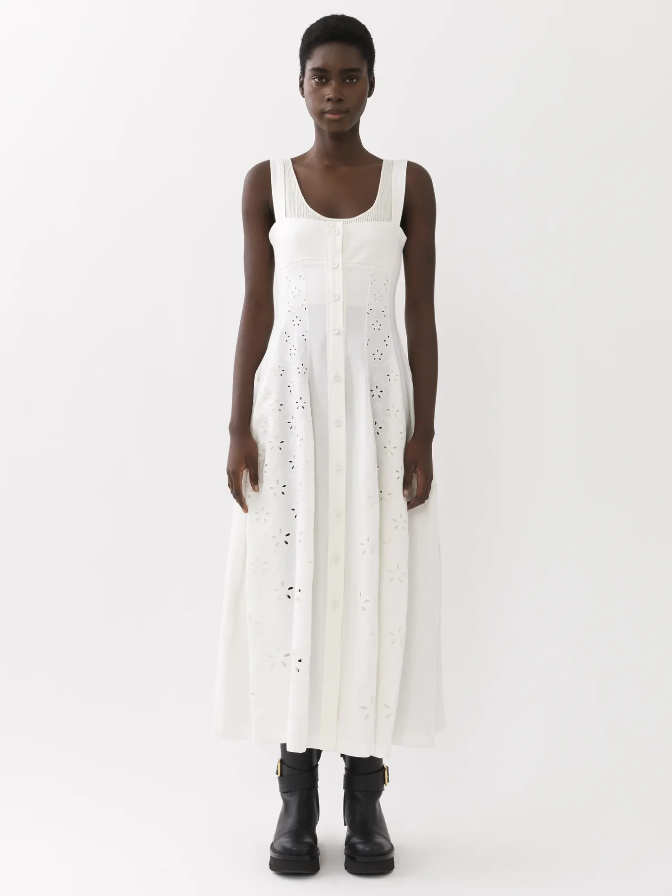 Women Chloé Sleeveless Midi Dress