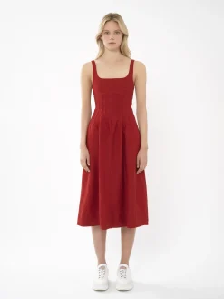 Women Chloé Sleeveless Midi Dress