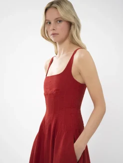 Women Chloé Sleeveless Midi Dress