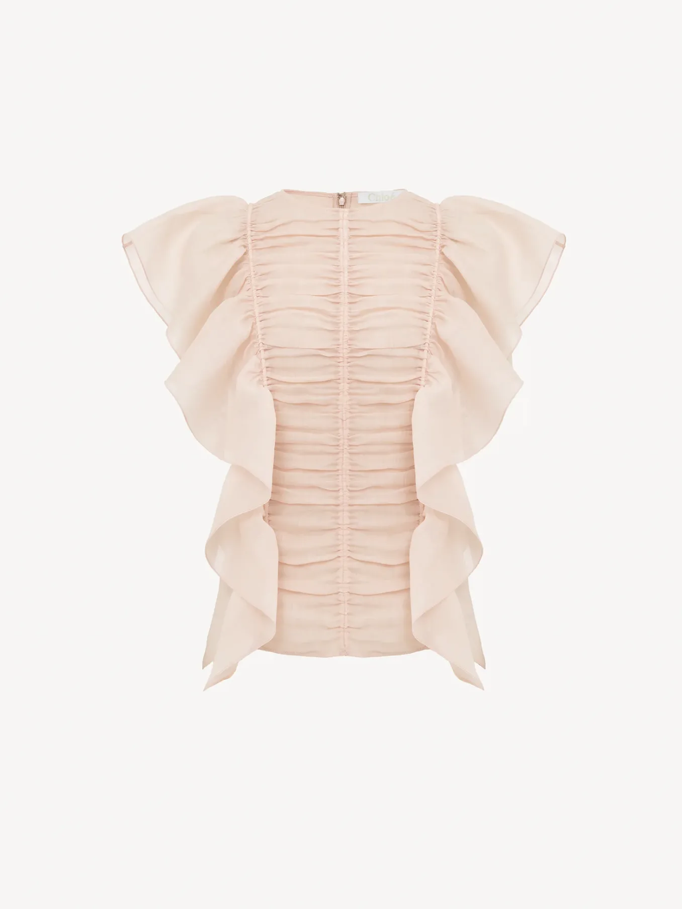 Women Chloé Sleeveless Ruffle Top