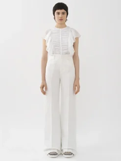 Women Chloé Sleeveless Ruffle Top
