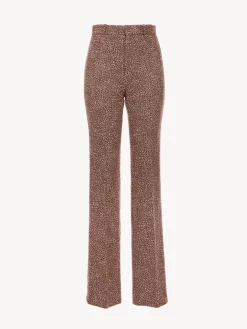 Women Chloé Slim Flared Trousers