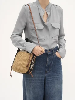 Women Chloé Small Woody Basket