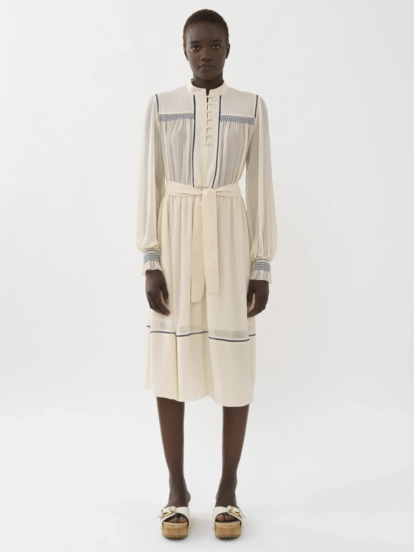 Women Chloé Smocked Dress