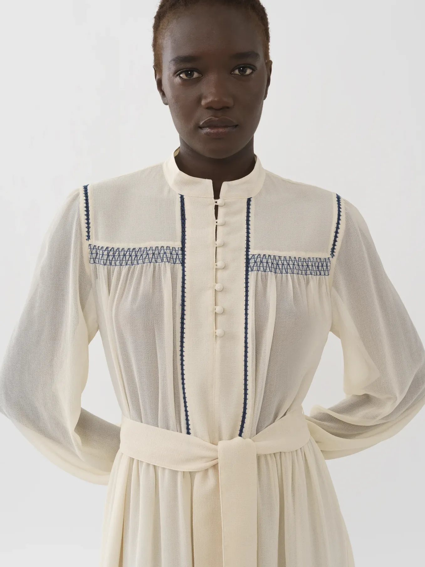 Women Chloé Smocked Dress