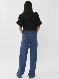 Women Chloé Smocked Lurex Top