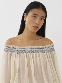 Women Chloé Smocked Top
