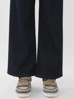 Women Chloé Stromboli Wide Cropped Jeans