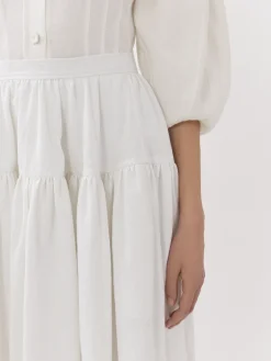 Women Chloé Tiered Long Skirt