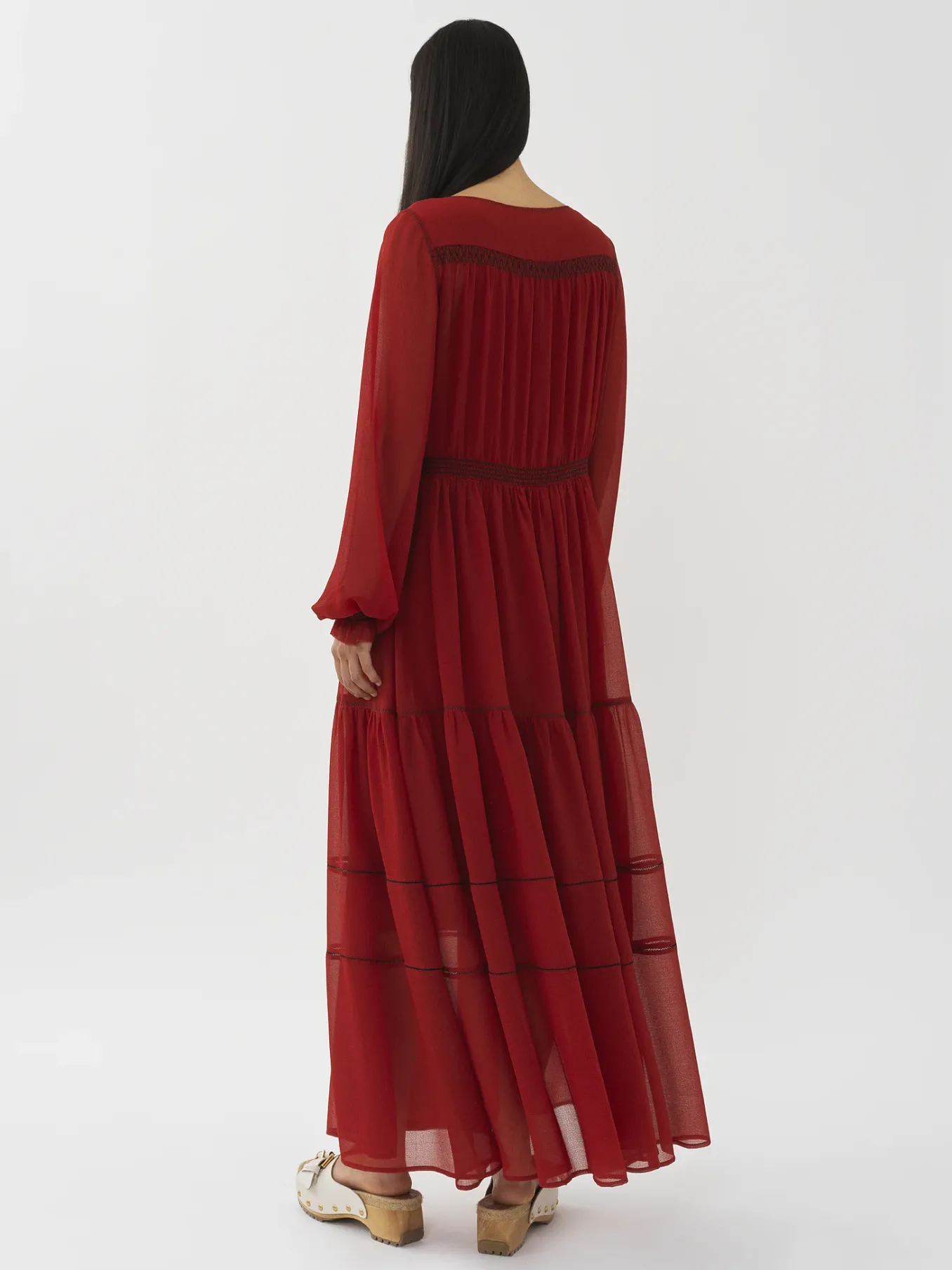 Women Chloé Tiered Maxi Dress